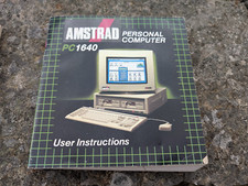 Amstrad pc1640 user for sale  SHEFFIELD