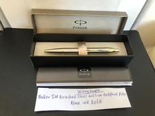 Parker brushed steel for sale  SHEFFIELD