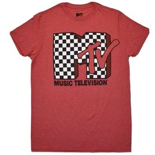 Usado, Camiseta masculina quadriculada logotipo MTV quadriculado GG comprar usado  Enviando para Brazil