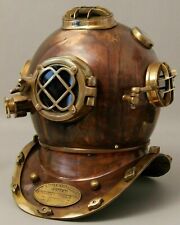 Capacete de mergulho antigo da Marinha dos EUA Mark V Boston capacete de mergulho comprar usado  Enviando para Brazil