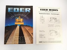 Prospekt eder m805 gebraucht kaufen Prospekt eder m805 gebraucht kaufen  Merseburg