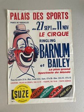 Affiche ancienne cirque d'occasion  Le-Fayet