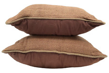 Usado, 2 travesseiros de sofá dupla face rústica cabine fazenda meados do século 17x17 comprar usado  Enviando para Brazil
