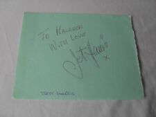 Jet harris autograph for sale  CARDIFF