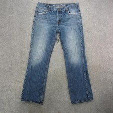 Jeans Aeropostale Masculino 36x34 Azul Driggs Slim Bootcut Denim Desbotado Desgastado comprar usado Jeans Aeropostale Masculino 36x34 Azul Driggs Slim Bootcut Denim Desbotado Desgastado comprar usado  Enviando para Brazil