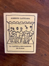 Alberto lattuada. cattiva usato  Roma