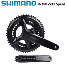 Pedivela dupla nova em folha Shimano 105 FC-R7100 bicicleta de estrada velocidade 2x12-24 comprar usado  Enviando para Brazil
