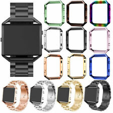 Rastreador Para Fitbit Blaze Aço Inoxidável Relógio De Substituição Cinta Banda Capa comprar usado  Enviando para Brazil