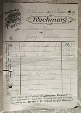 Alter werbezettel kassenzettel gebraucht kaufen  Friedewald