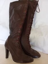 Long leather brown for sale  HAVERHILL