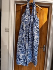 zara blue floral dress for sale  HUNTINGDON