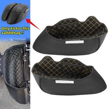 Black saddlebag liners for sale  USA