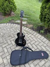 Guitarra elétrica preta especial vintage Epiphone Les Paul com estojo Gator BOM!! comprar usado  Enviando para Brazil