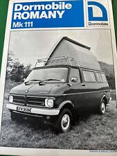 Dormobile bedford romany for sale  KENDAL