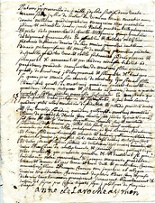 Document texte latin d'occasion  Saint-Saturnin