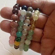 Lindas pulseiras multicoloridas elásticas (4) contas de vidro comprar usado  Enviando para Brazil