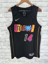 NBA FINALS Miami Heat Tyler Herro City Pro Cut autêntico tamanho 48 GRANDE comprar usado  Enviando para Brazil