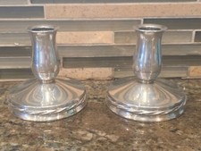 Silver flutes candlesticks for sale  Carleton