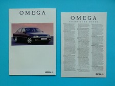 Usado, Prospekt / Katalog / Broschüre - Opel Omega A - Limousine mit 3,0i 24V - 08/92 comprar usado  Enviando para Brazil