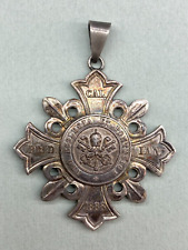 Medaglia croce argento usato  Lecce