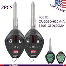 2 substitutos para 2008-2017 Mitsubishi Lancer controle remoto cabeça chaveiro OUCG8D-620M-A comprar usado  Enviando para Brazil