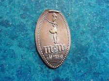 Moeda de um centavo esmagada prensada alongada M&M'S LAS VEGAS 9, usado comprar usado  Enviando para Brazil