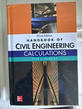Handbook of Civil Engineering Calculations, Third Edition by Tyler G. Hicks..., usado comprar usado Handbook of Civil Engineering Calculations, Third Edition by Tyler G. Hicks..., usado comprar usado  Enviando para Brazil