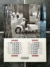 Vintage lambretta calendar for sale  LLANDUDNO