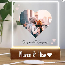 Lampada plexiglass personalizz usato  Campagna