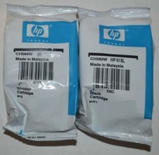 2 cartuchos de tinta colorida genuínos HP 61XL preto e 61XL bolsa lacrada sem caixa comprar usado  Enviando para Brazil