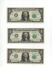 Consecutive serial dollar for sale  Dallas