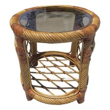 Vintage rattan side for sale  Del Mar