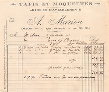 Invoice 1923 marion d'occasion  Expédié en Belgium