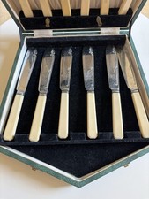 Vintage dessertbesteck frühst gebraucht kaufen  Düren