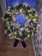 Weihnachtskranz led beleuchtun gebraucht kaufen  Hamburg