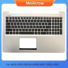 Novo Para ASUS K501 K501LB K501U A501U A501L Teclado Capa Superior Alto-falante, Prata comprar usado  Enviando para Brazil
