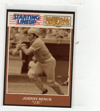 1989 Johnny Bench Baseball Greats Starting Lineup Card Frete Grátis (E1271) comprar usado  Enviando para Brazil