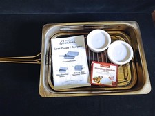 Churrasqueira Camerons fogão interno externo defumador aço inoxidável 15 x 11 x 3 comprar usado  Enviando para Brazil