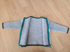 Handmade schurwolle strickjack gebraucht kaufen  Pastetten