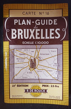Vtg plan bruxelles d'occasion  Expédié en Belgium