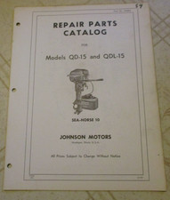 1954 johnson qdl for sale  Goodman