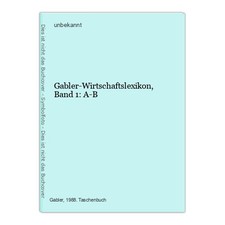 Gabler wirtschaftslexikon band gebraucht kaufen  Grasellenbach
