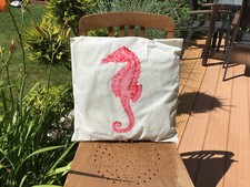 Kissenhülle 40x40 seepferd gebraucht kaufen  Crailsheim