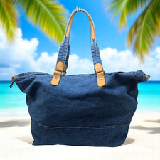 Bolsa de viagem vintage 1990 The GAP denim extra grande praia Hong Kong comprar usado  Enviando para Brazil