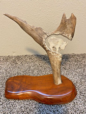 Moose antler carving for sale  Grants Pass