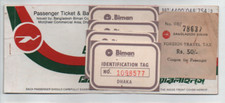 Bilhete de passageiro usado BIMAN BANGLADESH COMPANHIA AÉREA COM RECEITA FISCAL DE VIAGEM ESTRANGEIRA, usado comprar usado  Enviando para Brazil