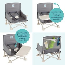 Assento elevatório de viagem hiccapop OmniBoost com bandeja para bebê criança cinza comprar usado  Enviando para Brazil