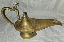Vintage brass etched for sale  RUTHIN