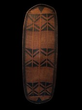 Deslumbrante escudo de guerra africano da tribo 'Ngombe' do Congo-final do século XIX. comprar usado  Enviando para Brazil