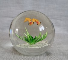 Glass paperweight decorated for sale  SEVENOAKS